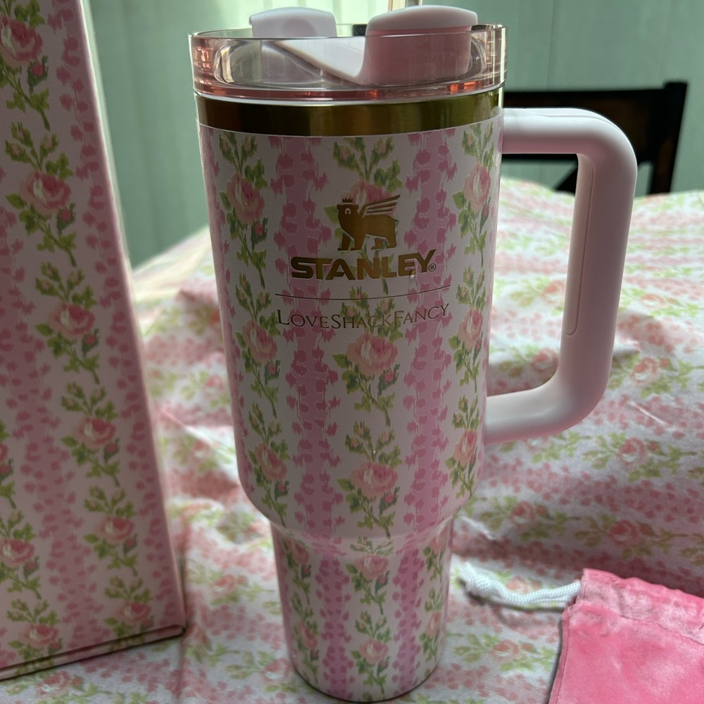 Loveshackfancy x Stanley limited 40 oz Quencher Tumbler New in unopened box